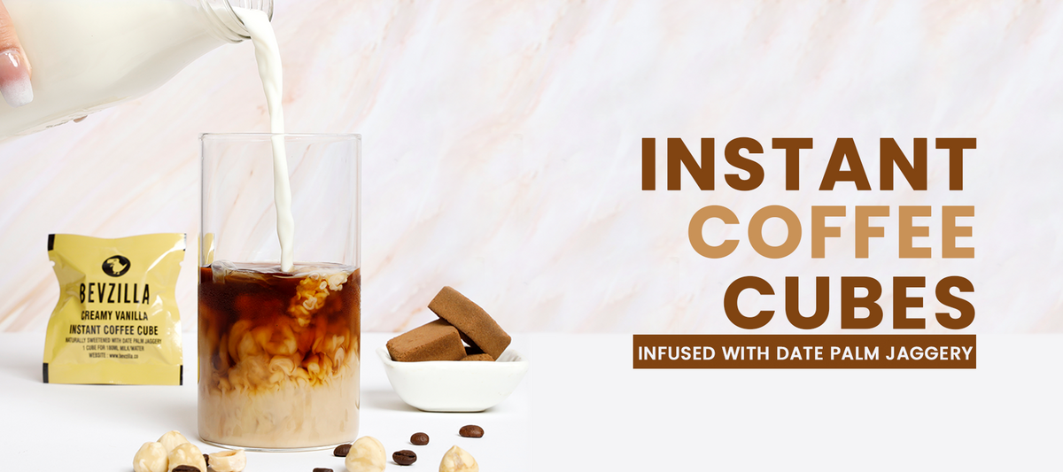 Instabrew Hazelnut Coffee Cubes - Hot or Iced, Lightly Sweetened, Individually Packaged, Convenient, On-The-Go, Sustainable Packaging (12 Count 